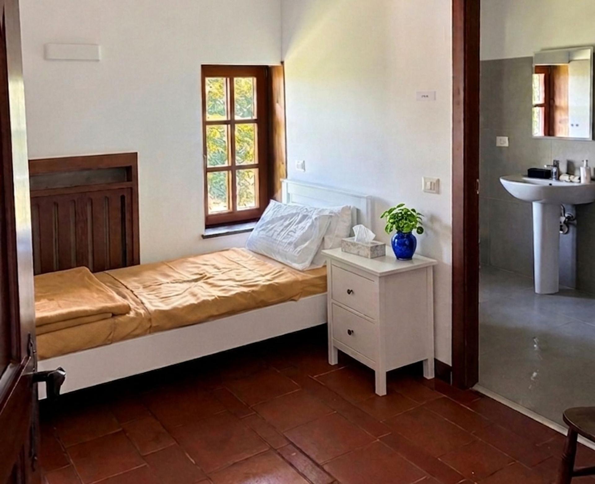 Le camere con bagno privato della Casa di Stefano