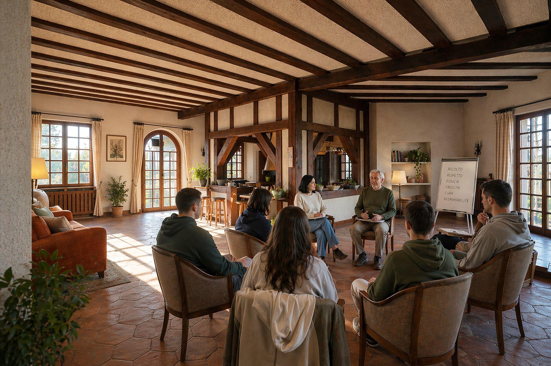 Gruppo terapeutico alla Casa di Stefano